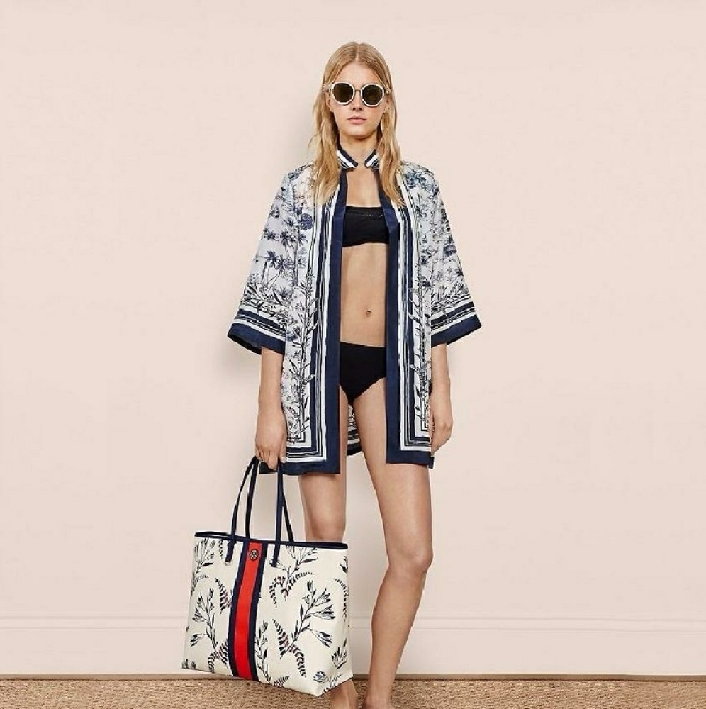 Tory Burch Kerrington Cape Floral Tote